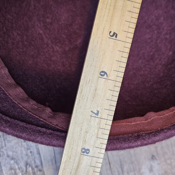 Ted Baker Wool Felt Peak Hat Womens Ribbon Bow Cloche Great Gatsby Roaring 20s - Picture 11 of 14